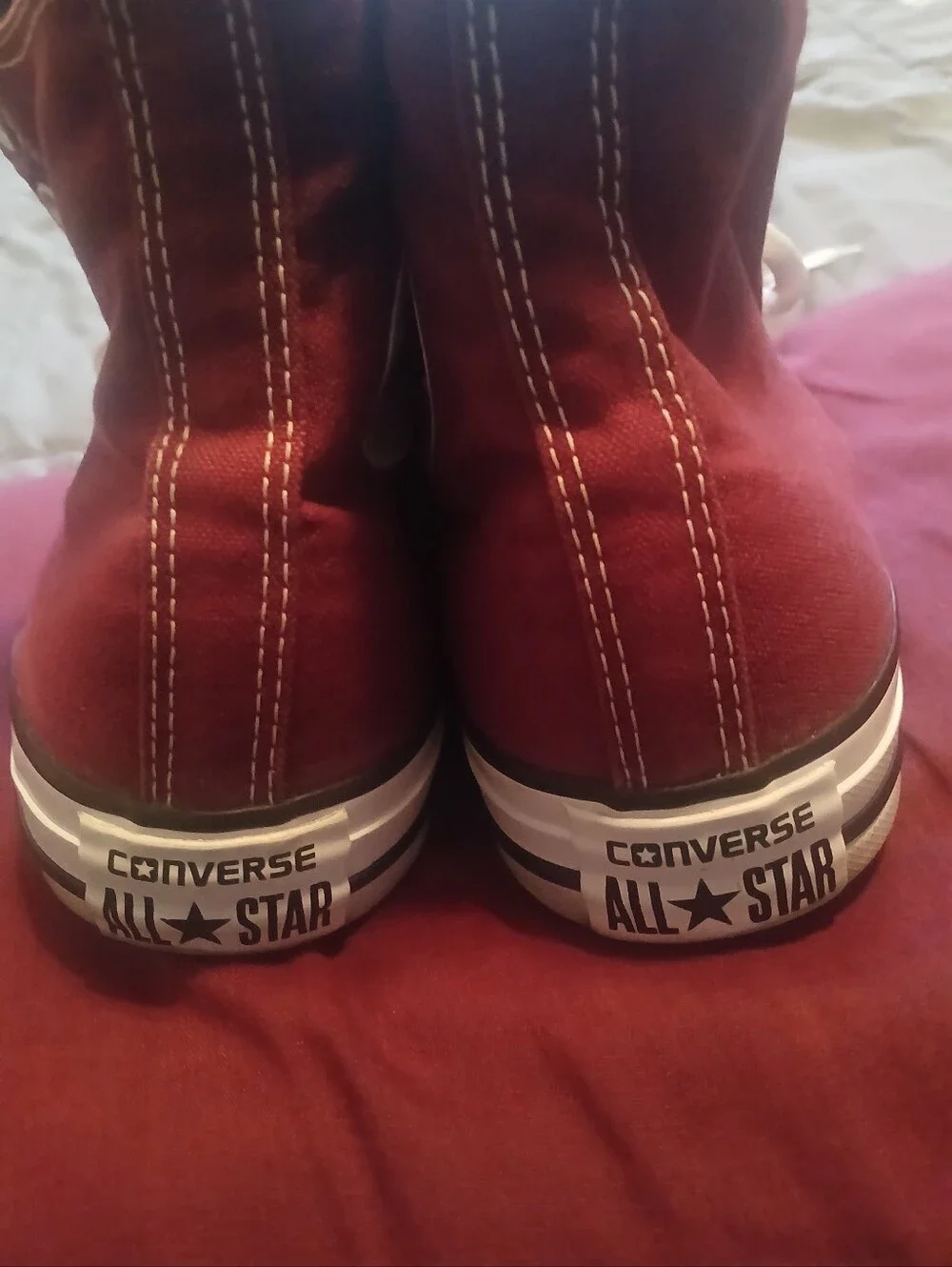 Converse Chuck Taylor All Star High Top Sneakers - Burgundy